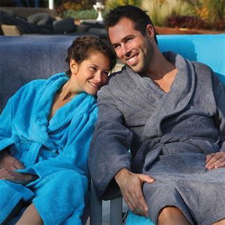 ARTG® Bath robe with shawl collar