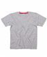 Heather Grey Melange/Red