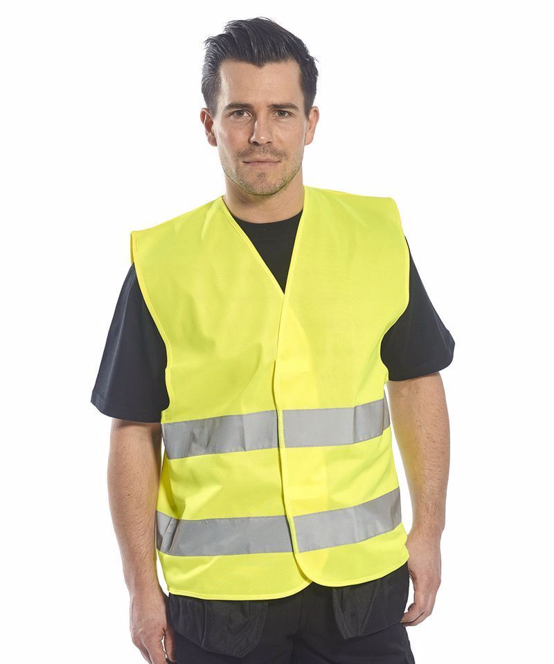 Hivis twoband vest (C474) PW333 UK COMPANY CLOTHING