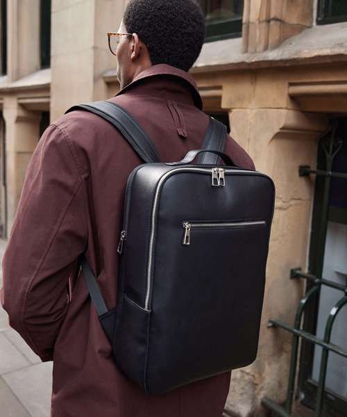 Tailored luxe PU backpack