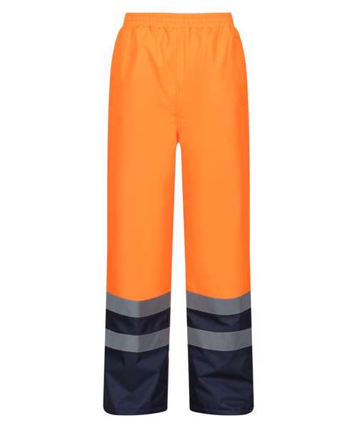 Pro hi-vis insulated overtrousers